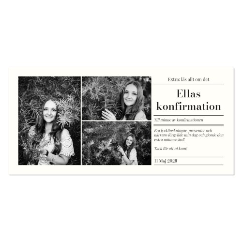 Enkla Fotokort Pano Liggande 19,6 x 9,3 cm