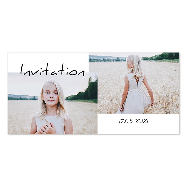 Fotokaart pano liggend 19,6 x 9,3 cm