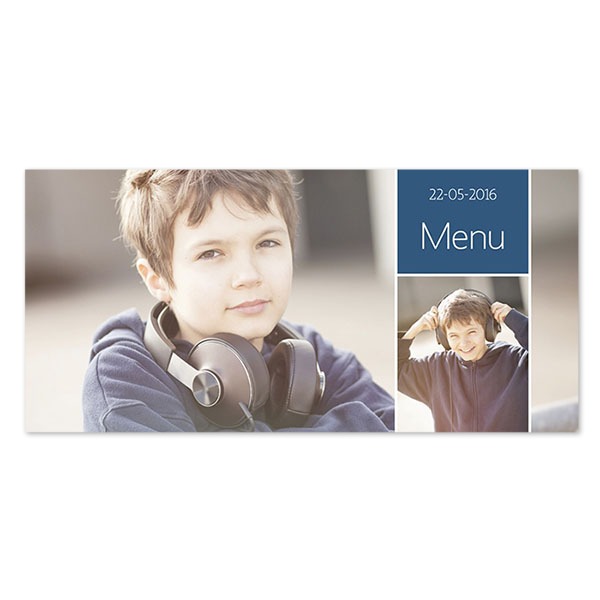 Faire-part 1 volet Pano paysage 19,6 x 9,3 cm