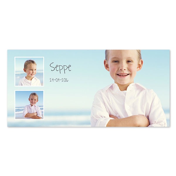 Faire-part 1 volet Pano paysage 19,6 x 9,3 cm