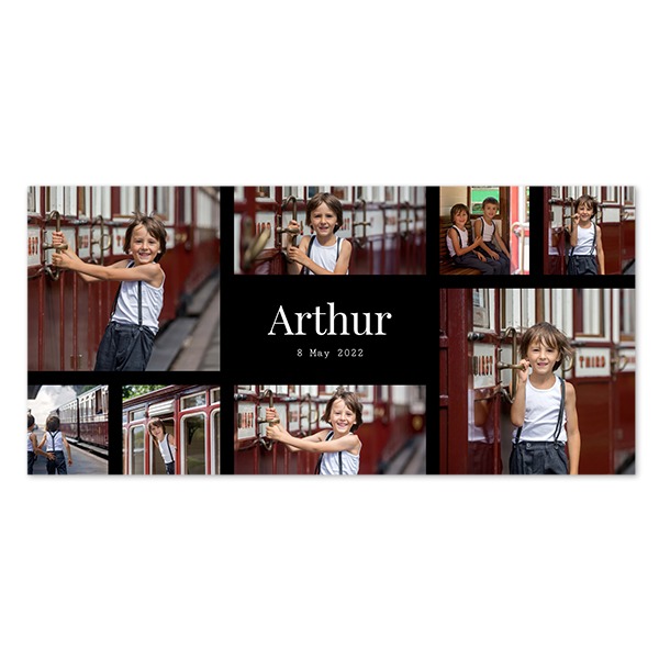 Enkle Fotokort Pano Landskab 19,6 x 9,3 cm