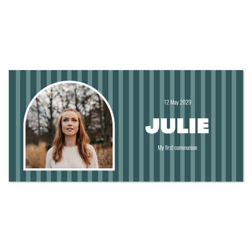 Faire-part 1 volet Pano paysage 19,6 x 9,3 cm