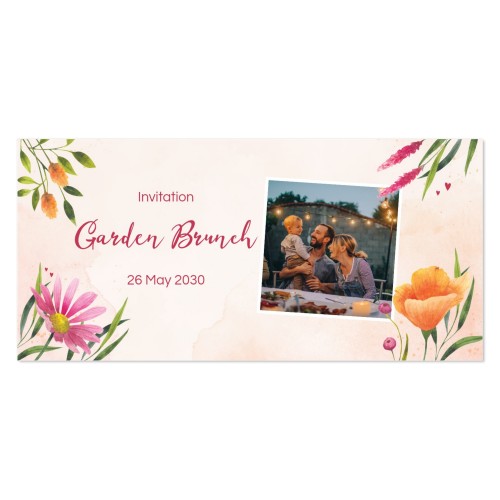 Fotokaart Panorama Liggend 19,6 x 9,3 cm