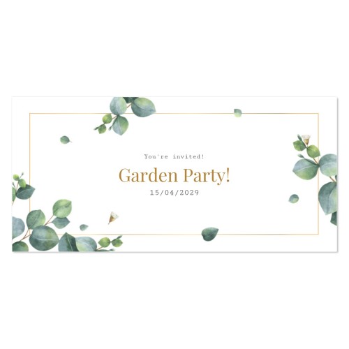 Faire-part 1 volet Pano paysage 19,6 x 9,3 cm