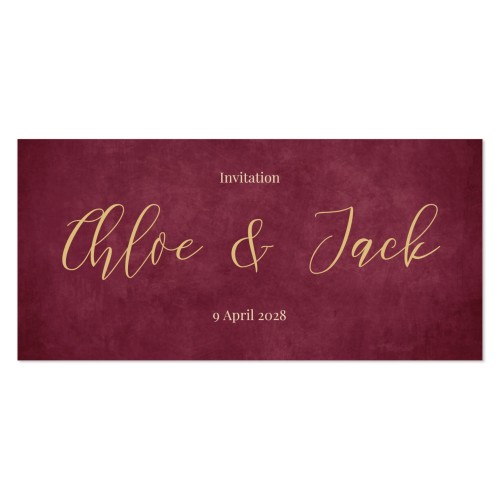 Faire-part 1 volet Pano paysage 19,6 x 9,3 cm