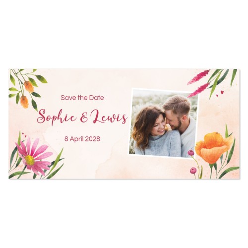 Faire-part 1 volet Pano paysage 19,6 x 9,3 cm Faire-part 1 volet Pano paysage 19,6 x 9,3 cm