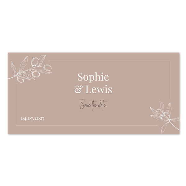 Faire-part 1 volet Pano paysage 19,6 x 9,3 cm Faire-part 1 volet Pano paysage 19,6 x 9,3 cm