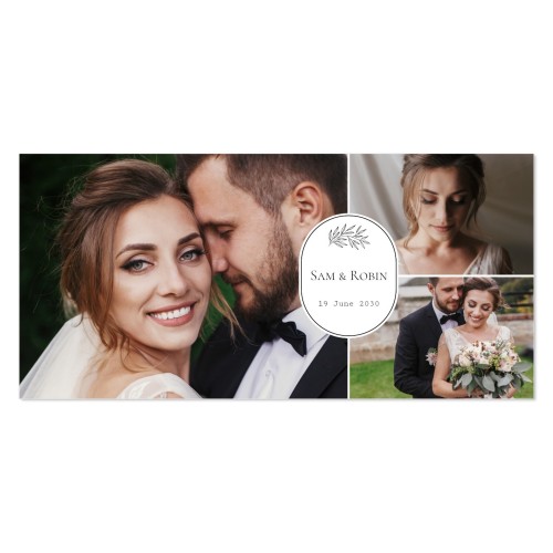 Grusskarte Panorama Querformat 19,6 x 9,3 cm