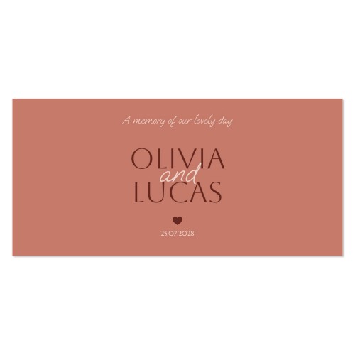 Single Card Panoramic Landscape 19,6 x 9,3 cm