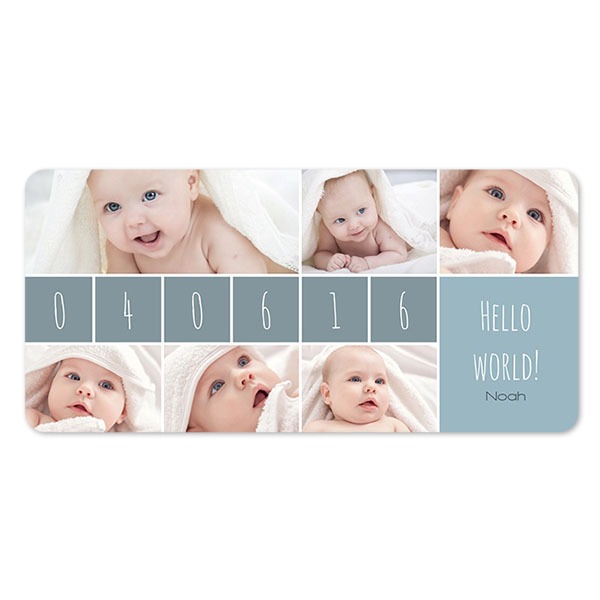 Fotokaart Panorama liggend met ronde hoeken 19,6 x 9,3 cm