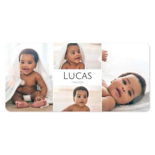 Fotokaart pano liggend met ronde hoeken 19,6 x 9,3 cm