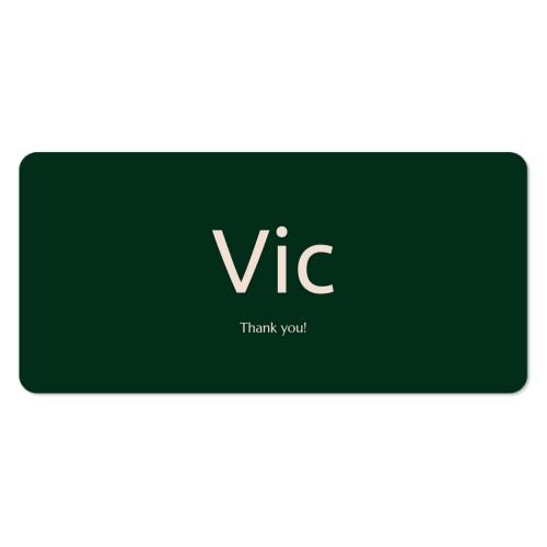 Single Card Panoramic Landscape rounded corners 19,6 x 9,3 cm