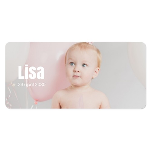 Enkle Fotokort Pano liggende runde hjørner 19,6 x 9,3 cm