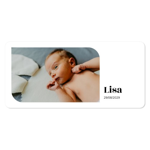 Fotokaart Panorama liggend met ronde hoeken 19,6 x 9,3 cm