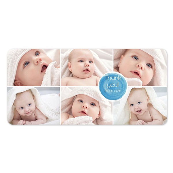 Fotokaart pano liggend met ronde hoeken 19,6 x 9,3 cm