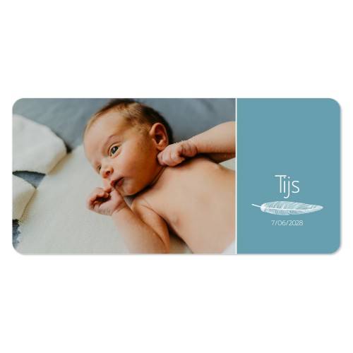 Fotokaart Panorama liggend met ronde hoeken 19,6 x 9,3 cm