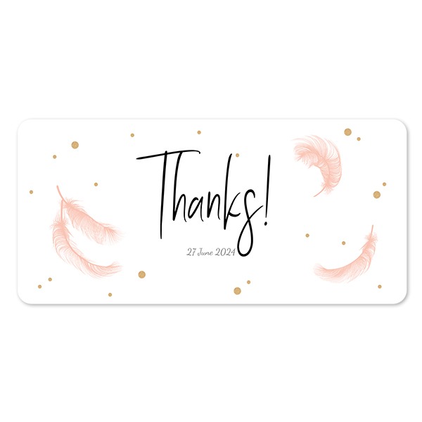 Single Card Panoramic Landscape rounded corners 19,6 x 9,3 cm