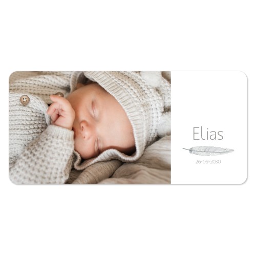Fotokaart Panorama liggend met ronde hoeken 19,6 x 9,3 cm