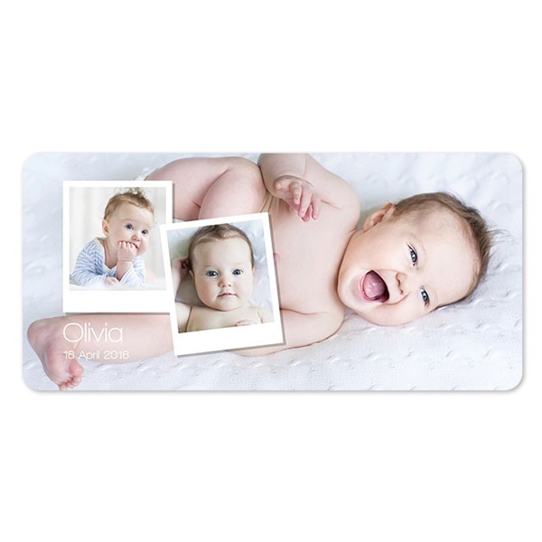 Fotokaart Panorama liggend met ronde hoeken 19,6 x 9,3 cm