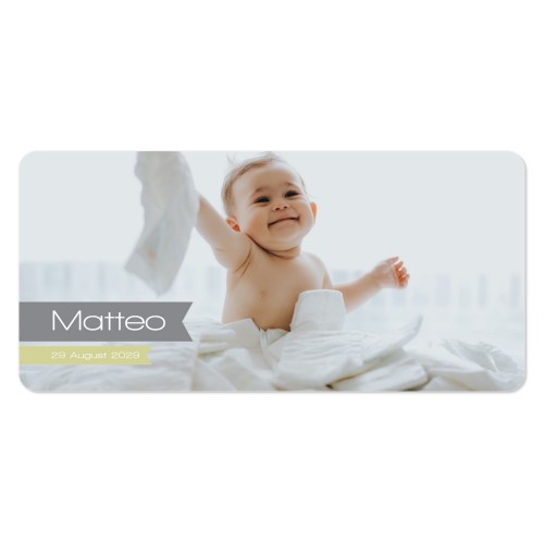 Enkle Fotokort Pano liggende runde hjørner 19,6 x 9,3 cm