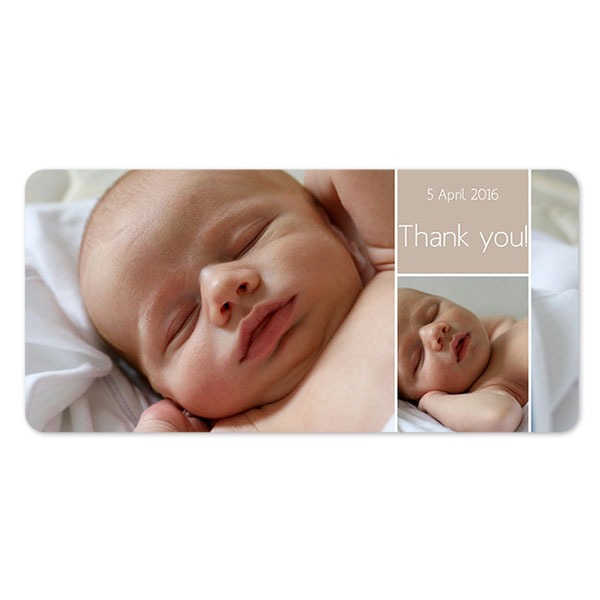 Fotokaart pano liggend met ronde hoeken 19,6 x 9,3 cm