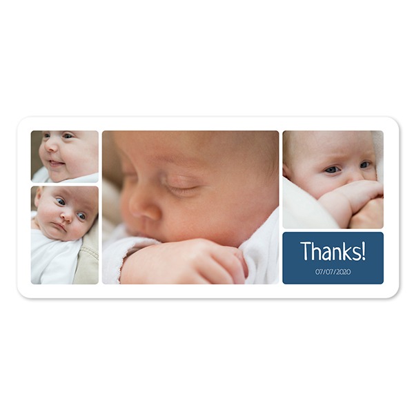 Fotokaart Panorama liggend met ronde hoeken 19,6 x 9,3 cm