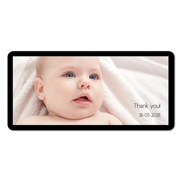 Single Card Panoramic Landscape rounded corners 19,6 x 9,3 cm