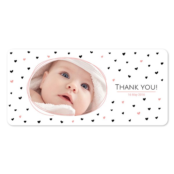 Enkle Fotokort Pano liggende runde hjørner 19,6 x 9,3 cm