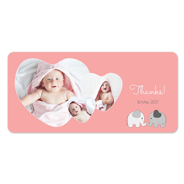 Fotokaart Panorama liggend met ronde hoeken 19,6 x 9,3 cm