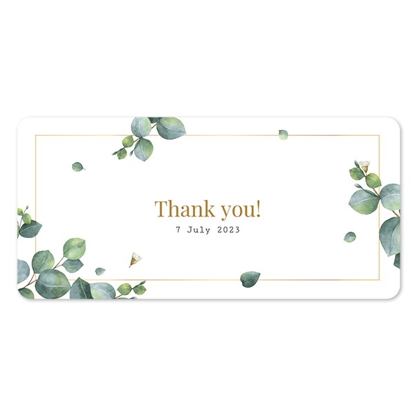 Single Card Panoramic Landscape rounded corners 19,6 x 9,3 cm