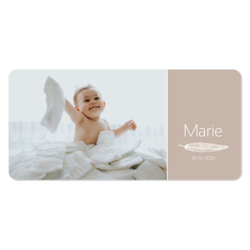 Single Card Panoramic Landscape rounded corners 19,6 x 9,3 cm