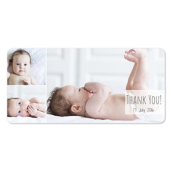 Enkle Fotokort Pano liggende runde hjørner 19,6 x 9,3 cm