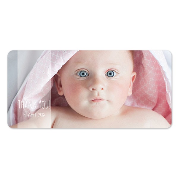 Enkla Fotokort Pano liggande rundade hörn 19,6 x 9,3 cm