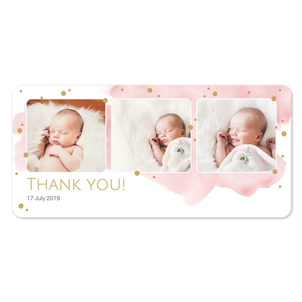 Enkla Fotokort Pano liggande rundade hörn 19,6 x 9,3 cm