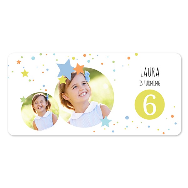 Fotokaart Panorama liggend met ronde hoeken 19,6 x 9,3 cm