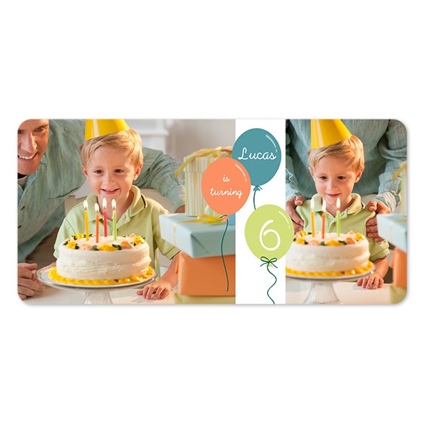 Single Card Panoramic Landscape rounded corners 19,6 x 9,3 cm