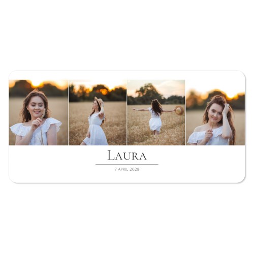 Single Card Panoramic Landscape rounded corners 19,6 x 9,3 cm