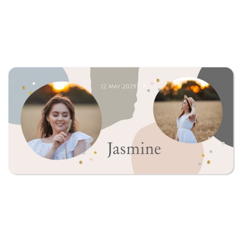 Grusskarte Panorama Querformat mit abgerundeten Ecken 19,6 x 9,3 cm