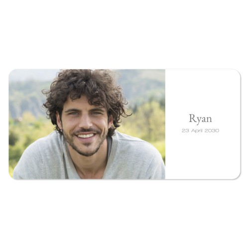 Enkle Fotokort Pano liggende runde hjørner 19,6 x 9,3 cm