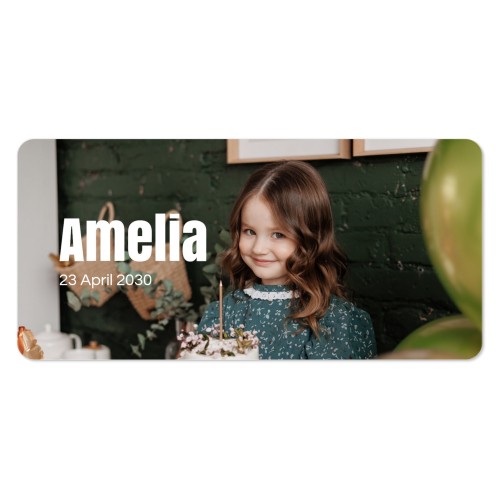 Enkle Fotokort Pano liggende runde hjørner 19,6 x 9,3 cm