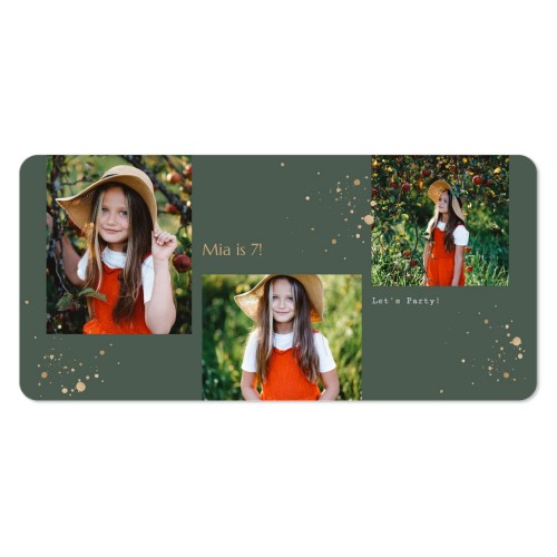 Enkla Fotokort Pano liggande rundade hörn 19,6 x 9,3 cm