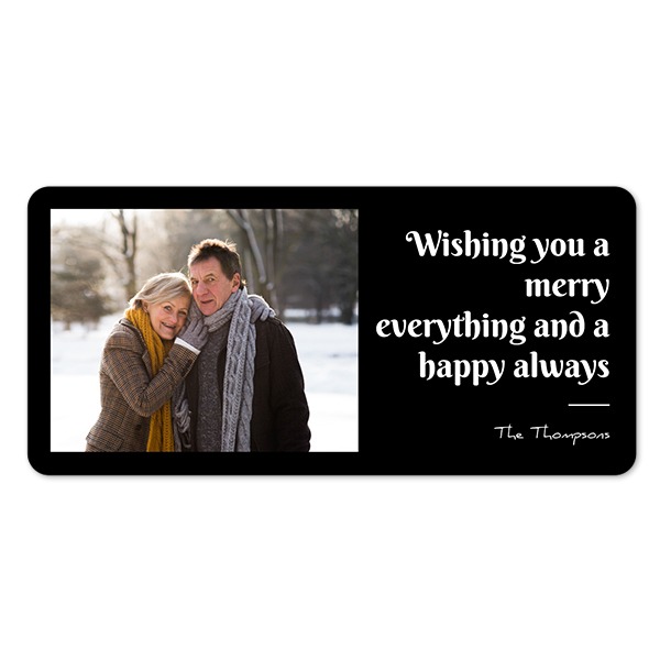 Single Card Panoramic Landscape rounded corners 19,6 x 9,3 cm