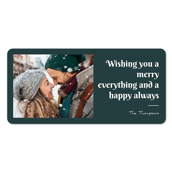 Single Card Panoramic Landscape rounded corners 19,6 x 9,3 cm