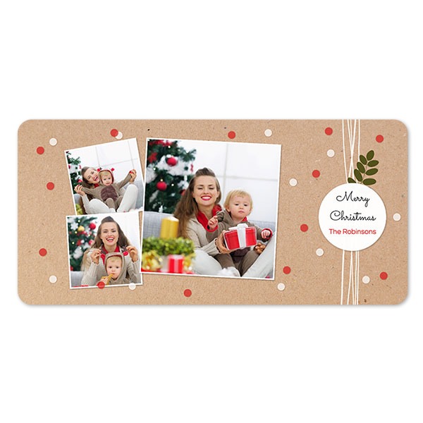 Fotokaart pano liggend met ronde hoeken 19,6 x 9,3 cm