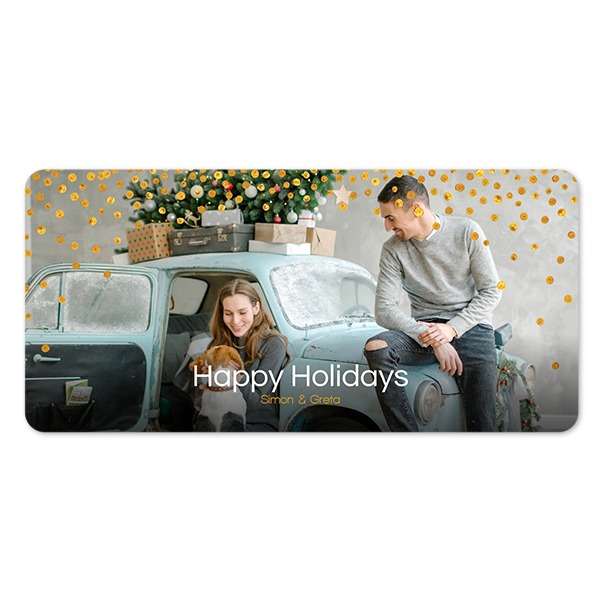 Single Card Panoramic Landscape rounded corners 19,6 x 9,3 cm