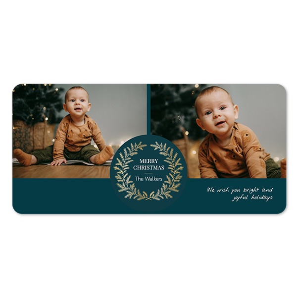 Single Card Panoramic Landscape rounded corners 19,6 x 9,3 cm