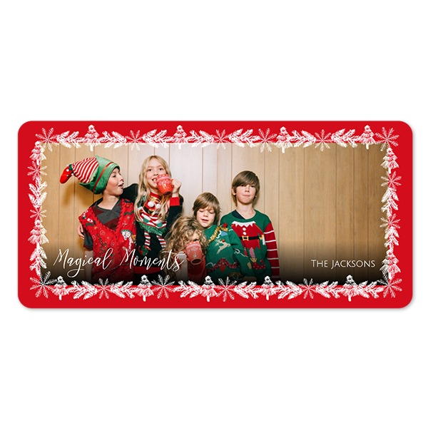 Fotokaart Panorama liggend met ronde hoeken 19,6 x 9,3 cm