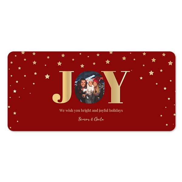 Enkla Fotokort Pano liggande rundade hörn 19,6 x 9,3 cm