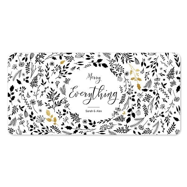 Single Card Panoramic Landscape rounded corners 19,6 x 9,3 cm