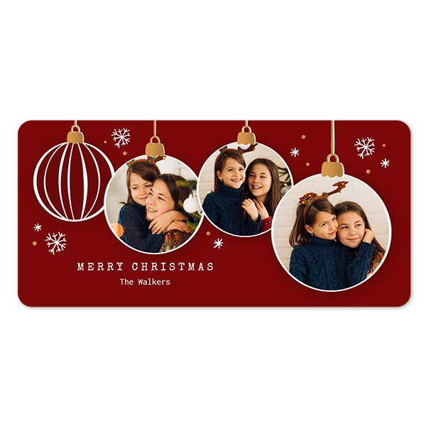 Single Card Panoramic Landscape rounded corners 19,6 x 9,3 cm